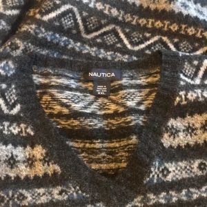 Nautical XXL Mens fair isle sweater
